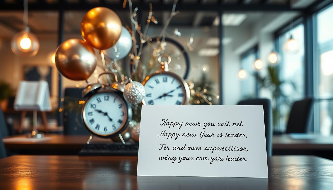 Życzenia noworoczne dla szefa firmy