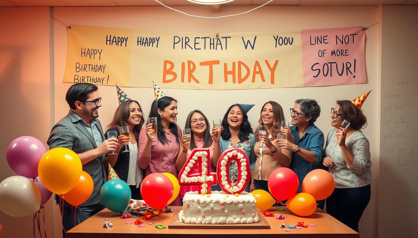 Mądre życzenia na 40 urodziny śmieszne