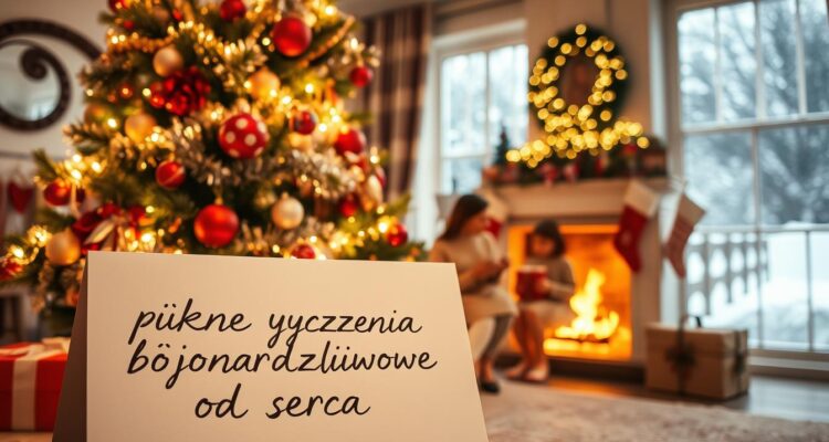 Piękne życzenia bożonarodzeniowe od serca