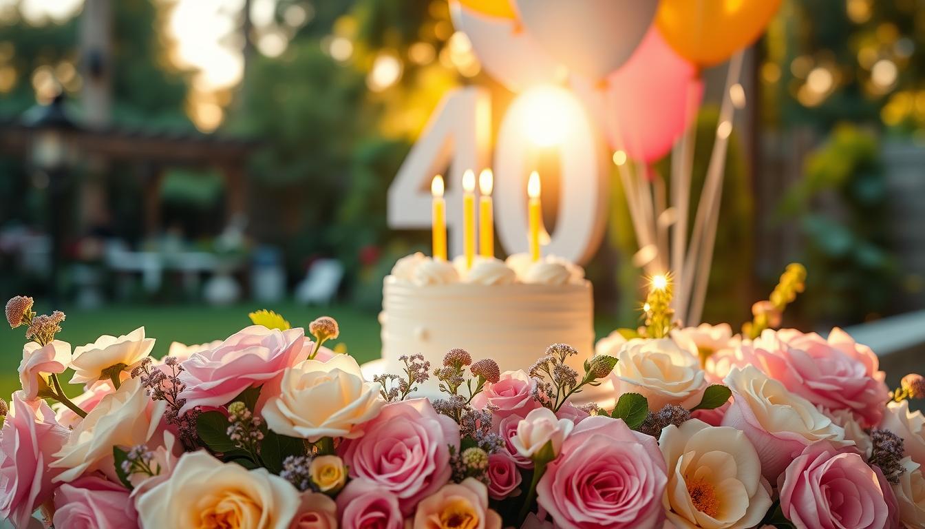 Piękne życzenia na 40 urodziny