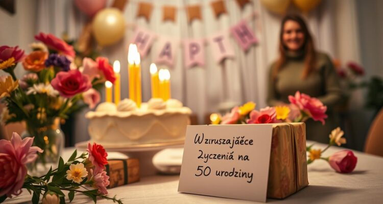 Wzruszające życzenia na 50 urodziny