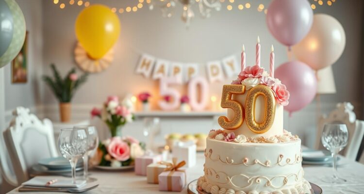Życzenia na 50 dla kobiety